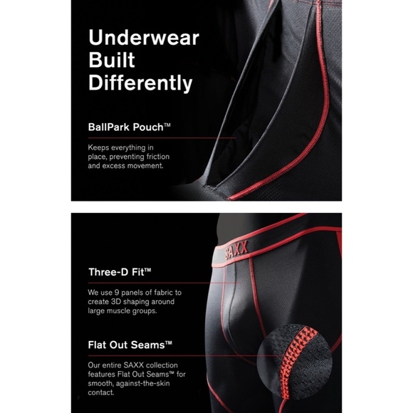 NIB SAXX‎ [ Small ] Vibe Stretch Boxer Briefs in Purple Gradient Stripe - Picture 3 of 16